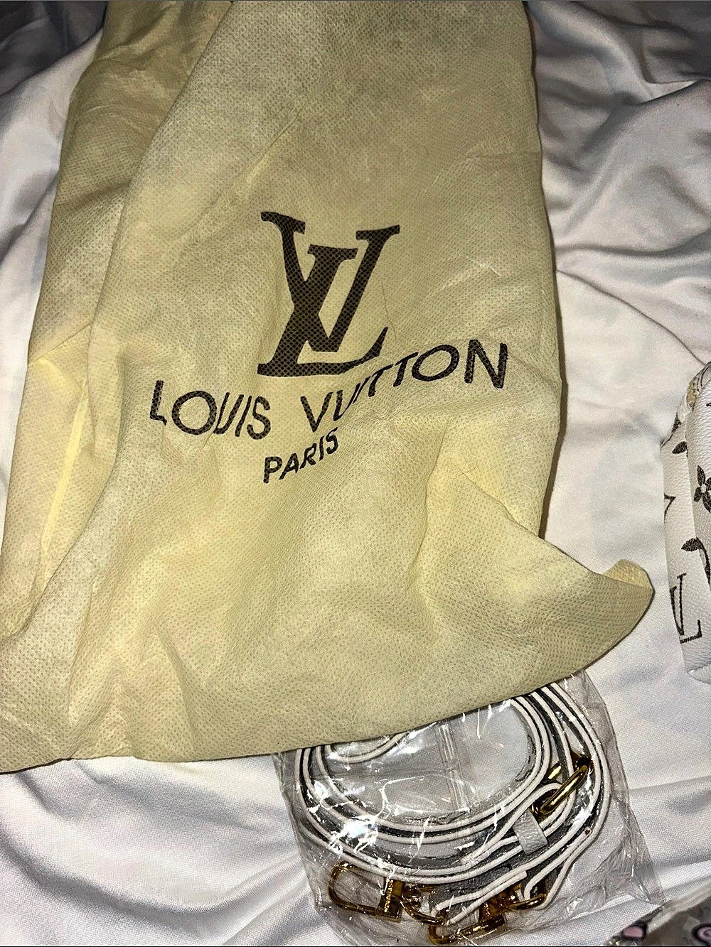 Monogram Clear Tote with Pouch - Picture 7 of 11